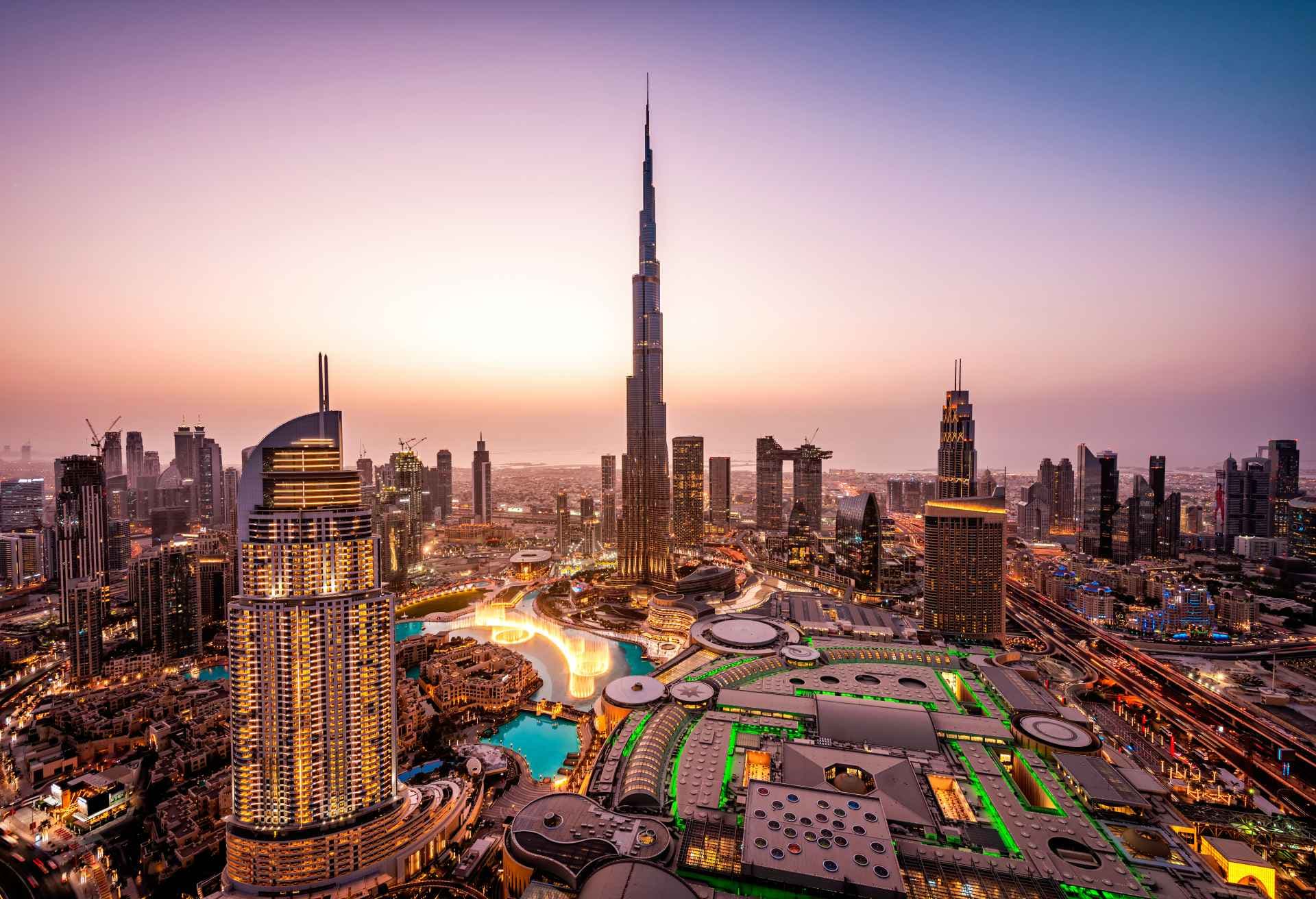 Dubai skyline, United Arab Emirates