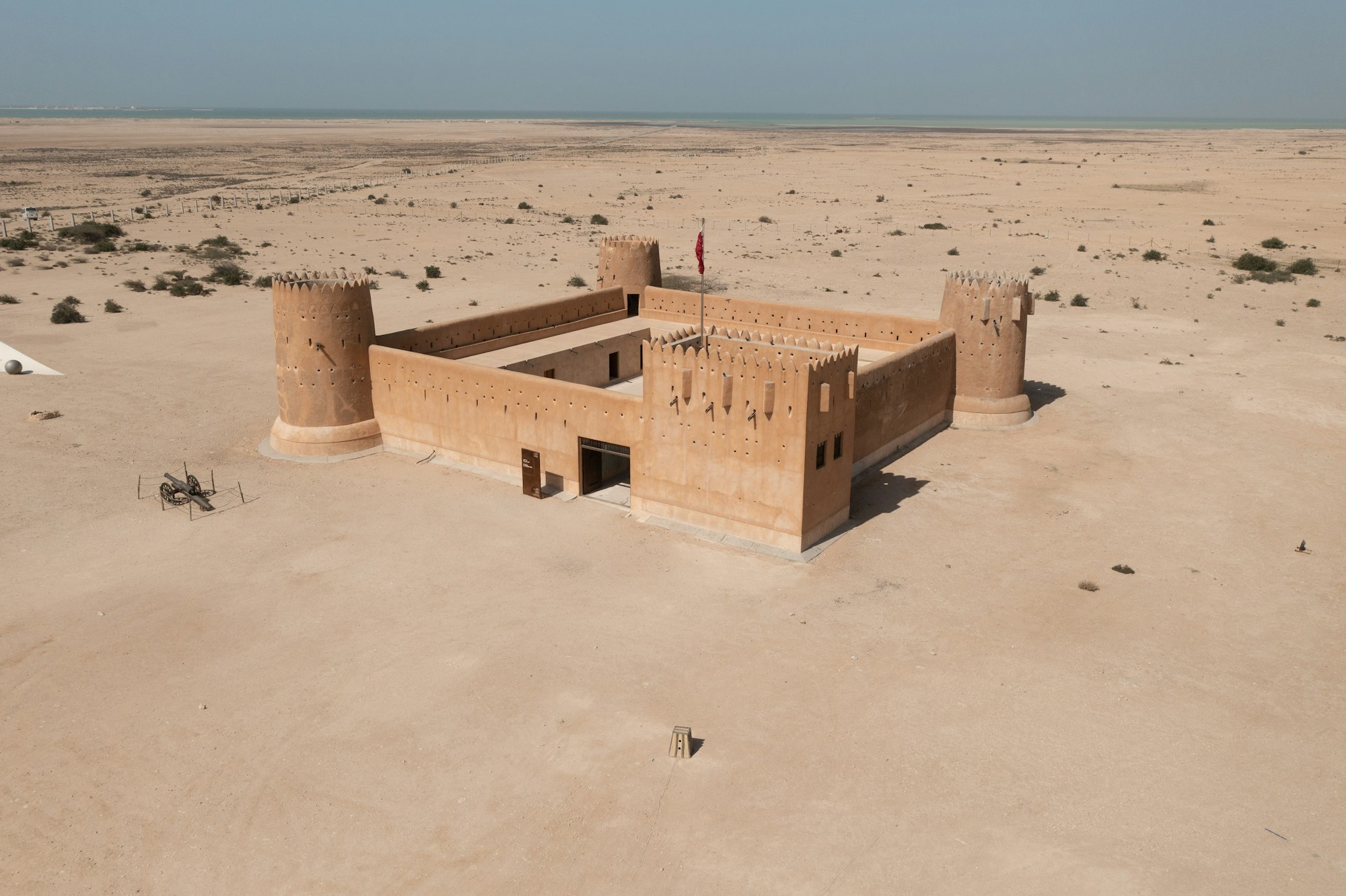 UNESCO World Heritage Al Zubarah fort in Madinat ash Shamal, Qatar